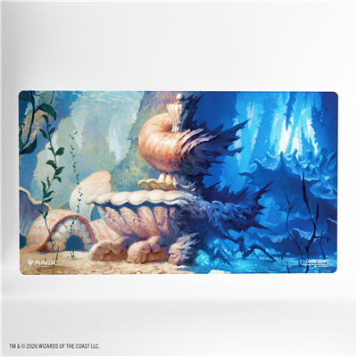 [P0043462] Gamegenic - Magic: The Gathering | Lorwyn Eclipsed Shiny Playmat - Hallowed Fountain