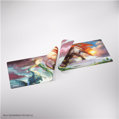 [P0043484] Gamegenic - Magic: The Gathering | Lorwyn Eclipsed Double-sided Playmat - Eirdu, Carrier of Dawn/Isilu, Carrier of Twilight