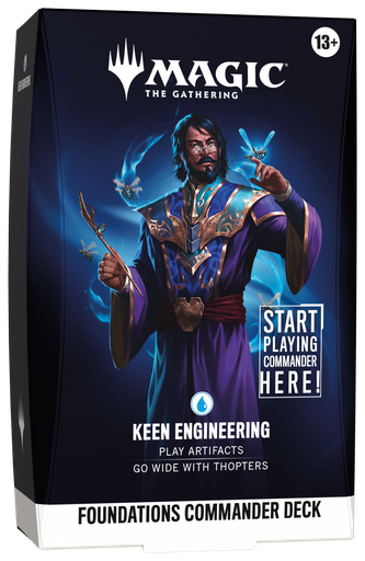 [P0043510] MTG - Foundations Commander Decks - Keen Engineering - EN