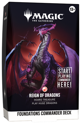 [P0043511] MTG - Foundations Commander Decks - Reign of Dragons - EN