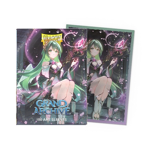 [P0043578] Dragon Shield - Standard Licensed Dual Art Sleeves: Grand Archive: Ariel, Archangel of Natura [Matte] (100 Sleeves)