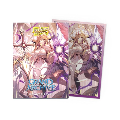 [P0043579] Dragon Shield - Standard Licensed Dual Art Sleeves: Grand Archive: Haniel, Archangel of Spectra [Matte] (100 Sleeves)