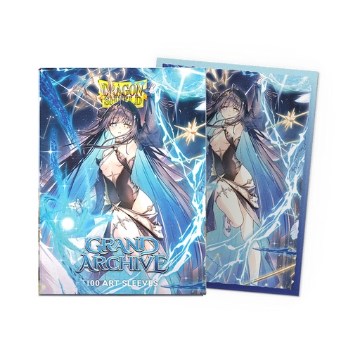 [P0043581] Dragon Shield - Standard Licensed Dual Art Sleeves: Grand Archive: Raziel, Archangel of Libra [Matte] (100 Sleeves)