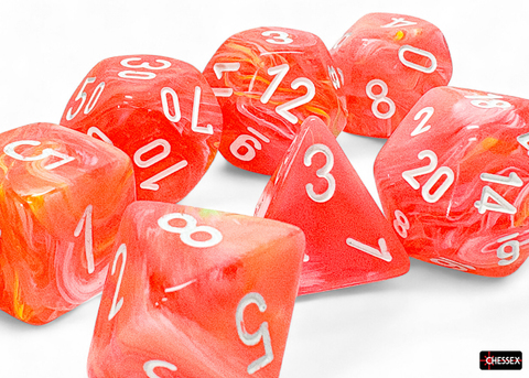 [P0043584] Festive® Dahlia™/white Mega-Hedral® 7-Die Set