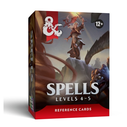 [P0043674] D&D - Trove Reference Cards - Spells: Levels 4-5 - EN
