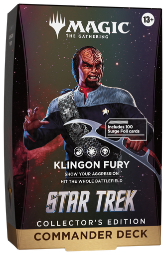 [P0043864] MTG - Star Trek Collector Commander Deck Klingon Fury - EN