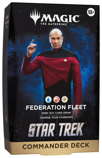 [P0043872] MTG - Star Trek Commander Deck Federation Fleet - EN