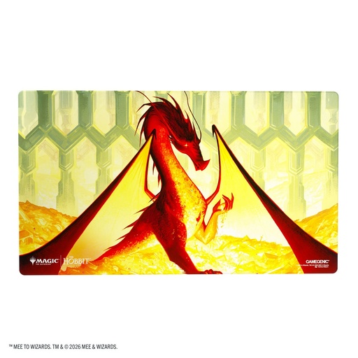 [P0043905] Magic: The Gathering | The Hobbit Shiny Playmat - Smaug the Golden
