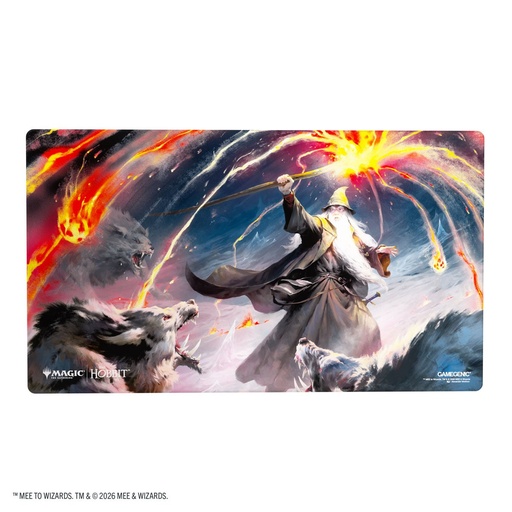 [P0043911] Magic: The Gathering | The Hobbit Shiny Playmat - Gandalf, Shadow's Foe