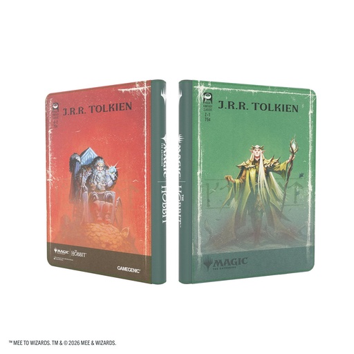 [P0043922] Magic: The Gathering | The Hobbit Zip-Up Album 18-Pocket - Thranduil, the Elvenking/The Mountain-king