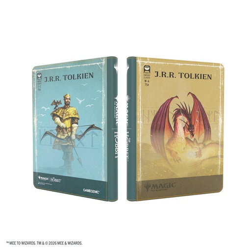 [P0043929] Magic: The Gathering | The Hobbit Zip-Up Album 18-Pocket - Gleaming Splendor/The King of Dale