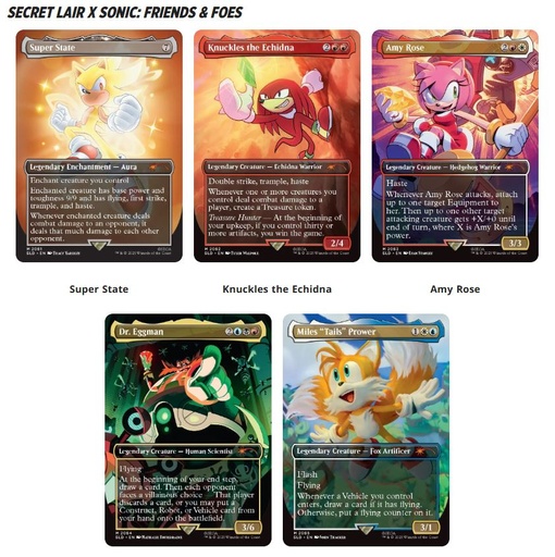 [2110000190828] MTG - Secret Lair x Sonic: Friends & Foes - EN
