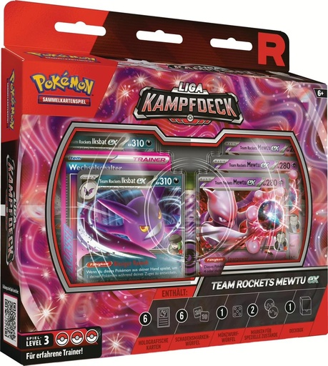[2110000191580] Pokemon Liga-Kampfdeck Rockets Mewtu - DE