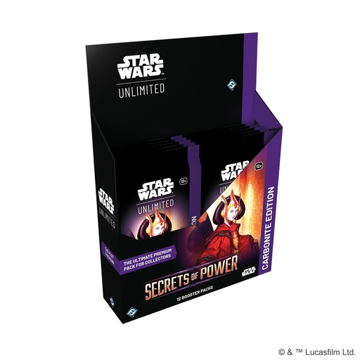 [2113000192830] Star Wars: Unlimited - Secrets of Power Carbonite Booster  Display - EN