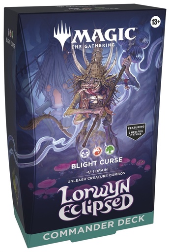 [2110000196929] MTG - Lorwyn Eclipsed Commander Deck Blight Curse - EN